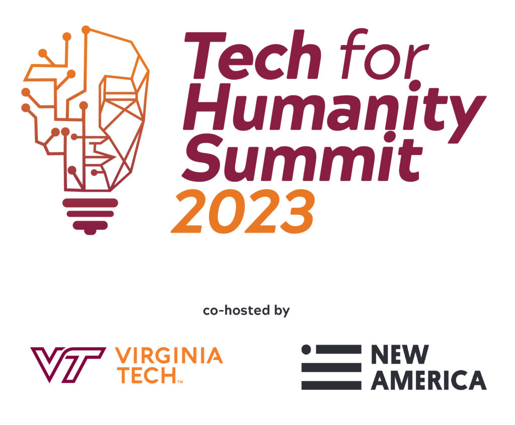 Tech for Humanity Summit, co-hosted with Virginia Tech