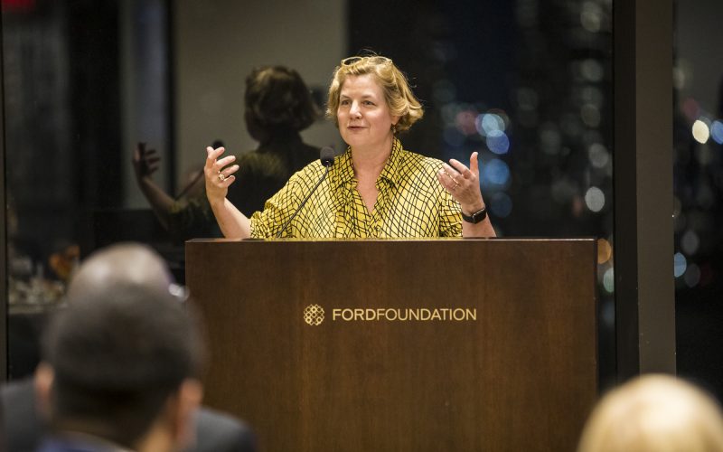Jenny Toomey, director of the Ford Foundation’s Catalyst Fund.